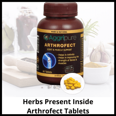 Herbs Present Inside Arthrofect Tablets, finger bones pain