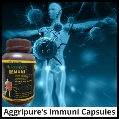 Aggripure’s Immuni Capsules, Immunity Booster Ayurvedic Capsules
