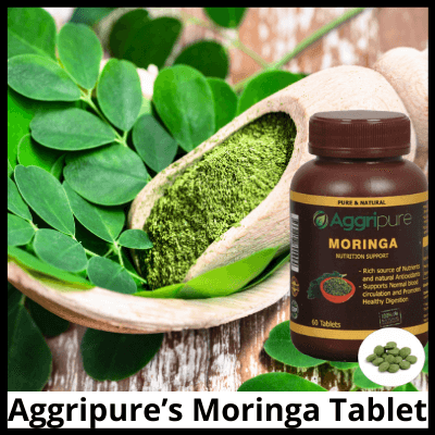 Aggripure’s Moringa Tablet, Digest Fast Ayurvedic Tablets With No Side Effects