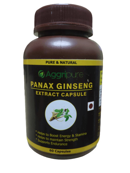 Panax Ginseng Pure Extract Powder Capsules