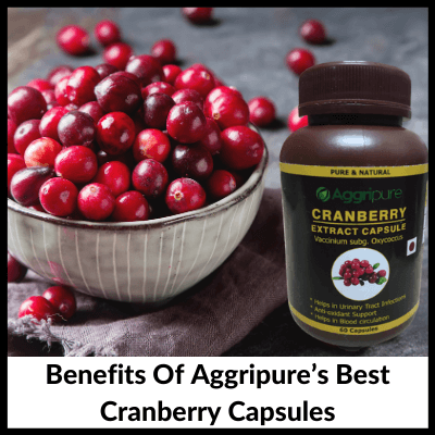 Benefits Of Aggripure’s Best Cranberry Capsules, Cranberry Extract Capsules