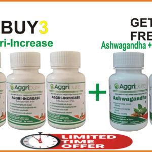 Early Climax Treatment | Prevent Premature Ejaculation | Aggri-Increase 7900 Mg Made with Ashwagandha 1000 Mg, Shatavari 600 Mg, Nagkesar 1000 Mg, Konch Seed 1200 Mg, Bada Gokhru 1400 Mg, Akarkara 500 Mg, Jaifal 300 Mg, Tribulus Terrestris 700 Mg, Safed Musli 300 Mg, Salam Panja 200 Mg and Fenugreek 700 Mg