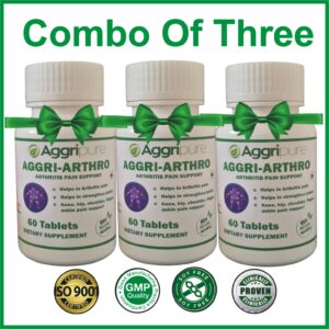 Rheumatoid Arthritis Treatment Herbal Tablets Aggri-Arthro 3000 Mg | 180 Tablets
